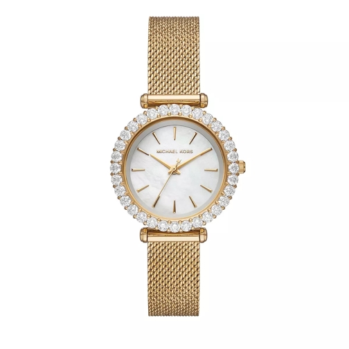Michael Kors Darci Three-Hand Stainless Steel Watch Gold-Tone Quartz Watch