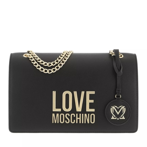 Love Moschino Borsa Bonded Pu Nero Crossbody Bag