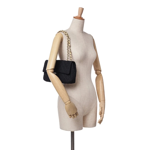 Chanel Fourre-tout 2009-2010 Medium Classic Mesh Single Flap schwarz (Image 11)