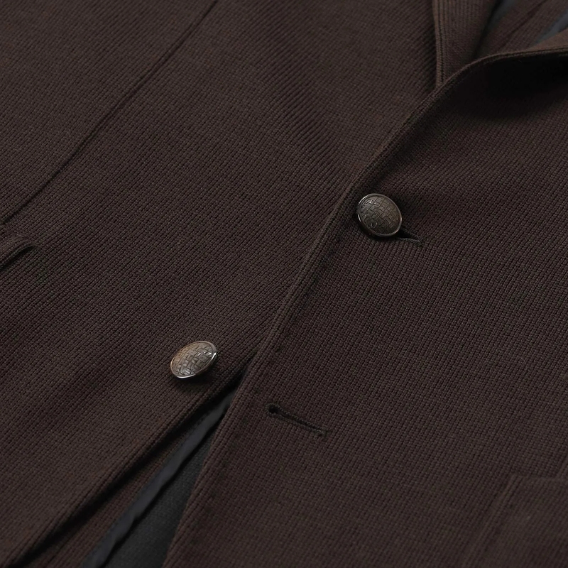 Tagliatore Blazer Stricksakko aus Wollmix blau(Image 9)