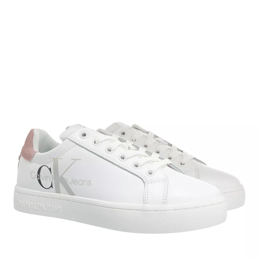 Calvin Klein Cupsole Laceup Sneaker Logo B Bright White Low-Top Sneaker