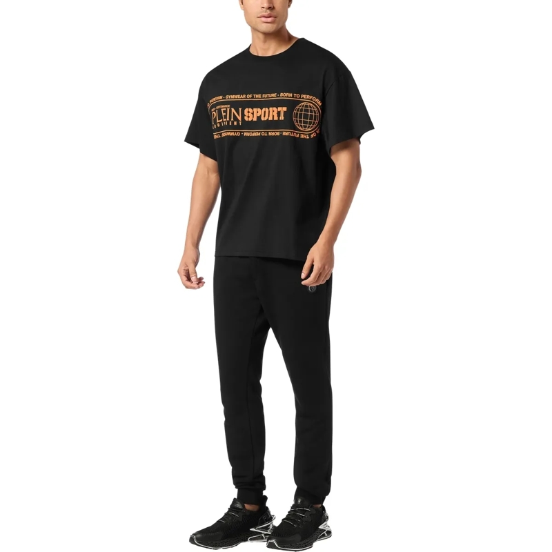 Plein Sport T-Shirt T-Shirt Rundhalsausschnitt Ss Logo schwarz(Image 4)