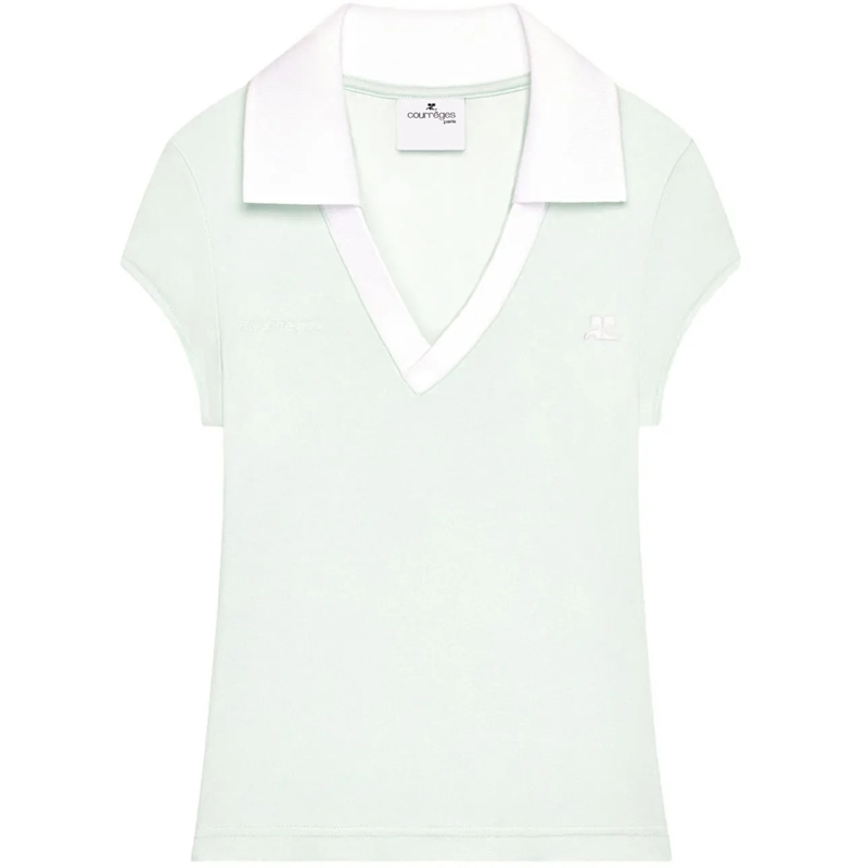 Courrèges Polohemd T-Shirts And Polos Clear Blue blau