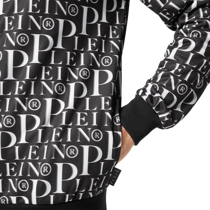 Philipp Plein Daunenjacke Jogging-Jacke Philipp Plein Tm schwarz(Image 3)