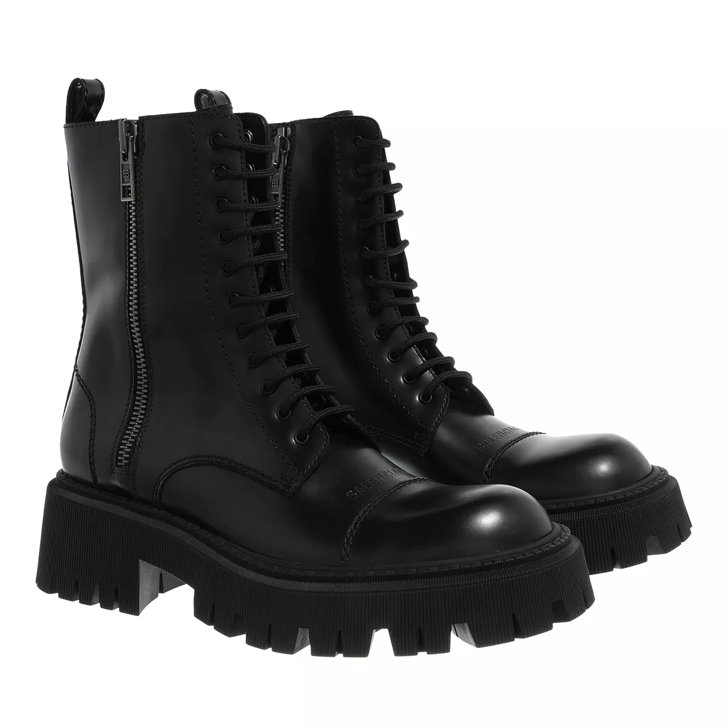 Balenciaga cutout leather deals creeper boots