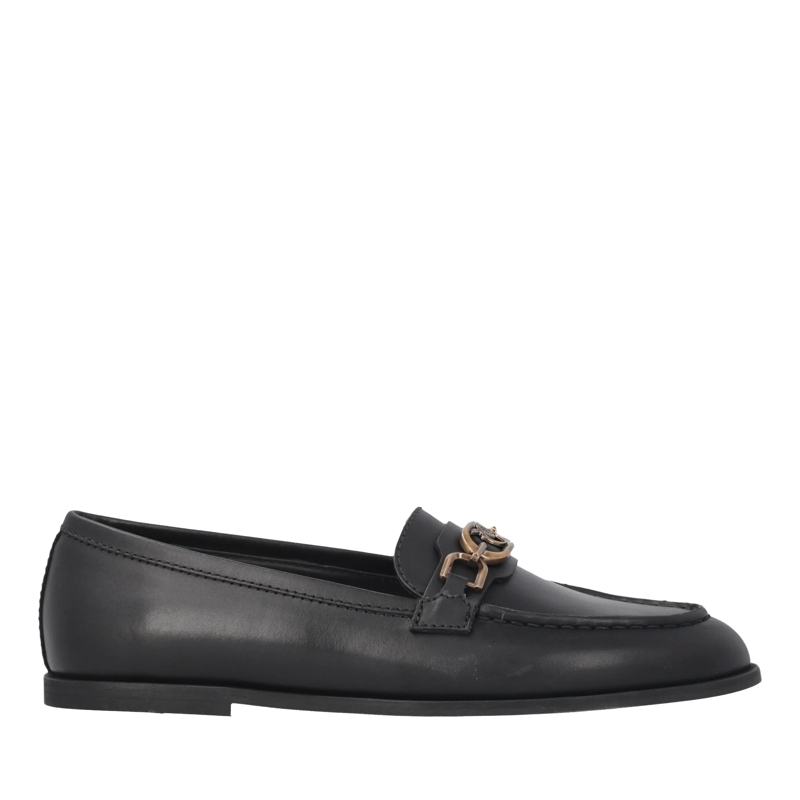 Pinko Loafer Naty 05 - Mocassino Calf Leather Black Black
