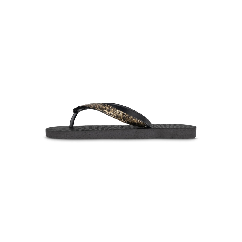 UZURII Flip Flops Zehentrenner Python Bronze schwarz(Image 3)