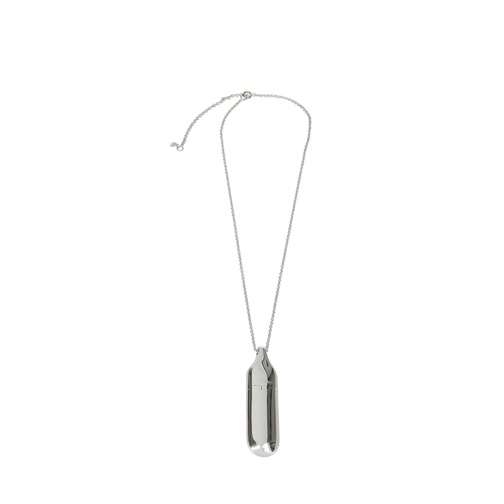 Courrèges Mittellange Halskette Brass Necklace Silver