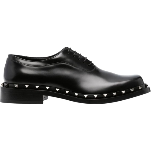 Valentino Garavani Flat shoes Black schwarz Veterschoenen