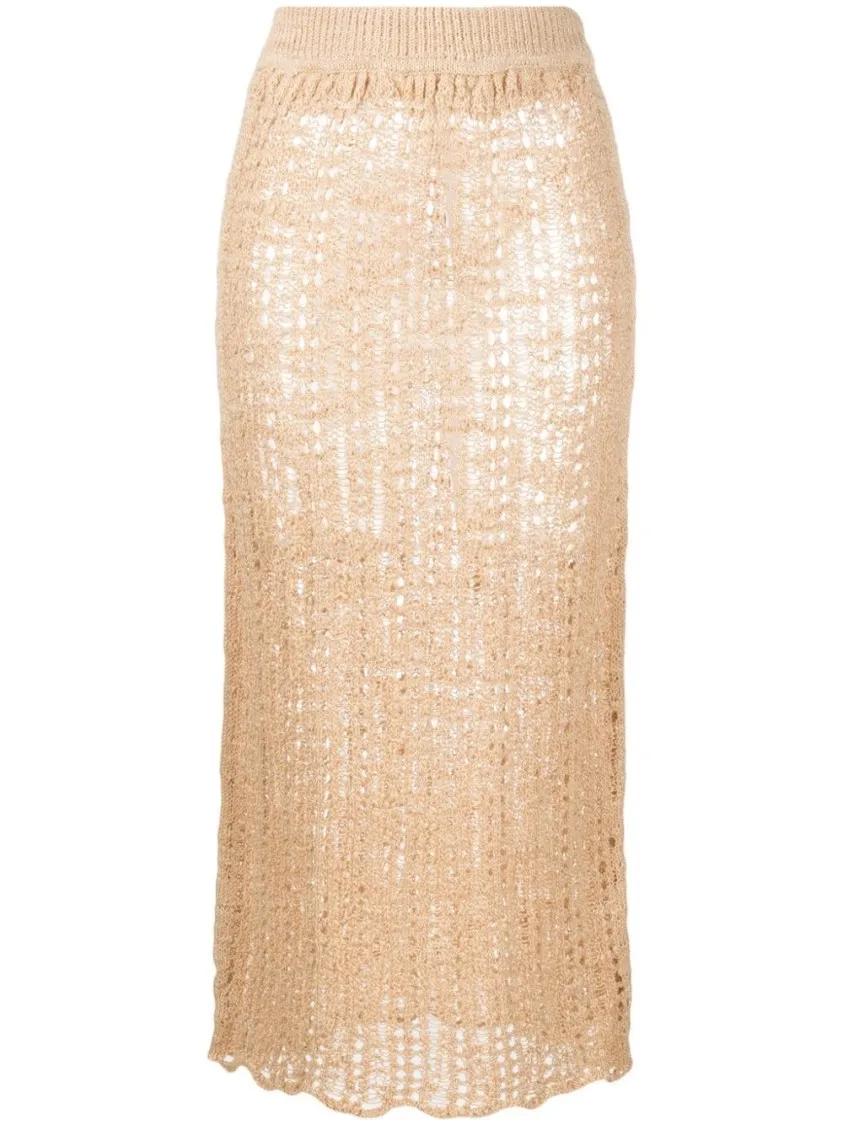 Thumbnail - Cult Gaia - Dawson Skirt - Größe XS - beige