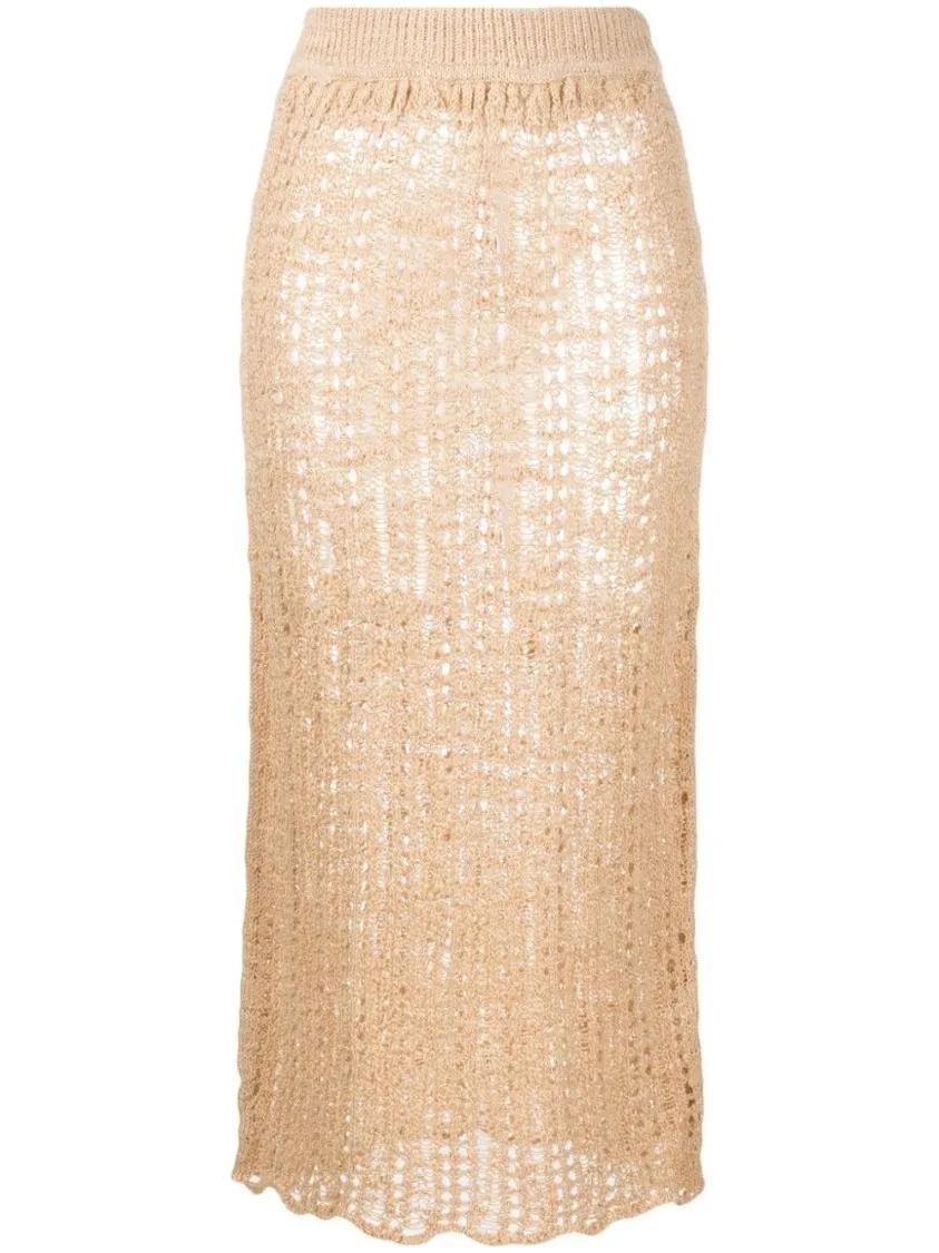 Cult Gaia - Dawson Skirt - Größe XS - beige