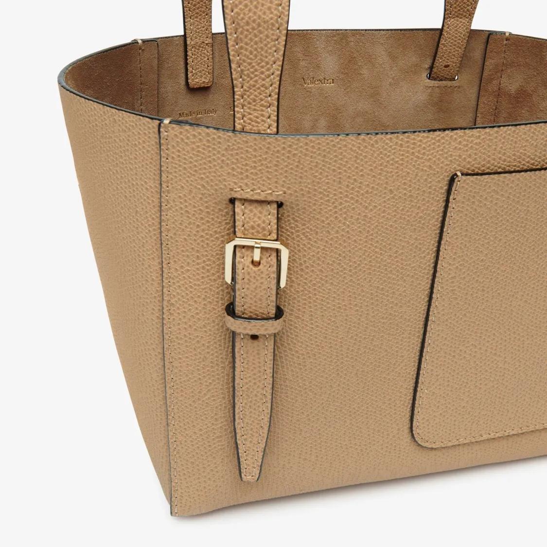 Valextra Bucket bags Soft Bucket Micro Bag in beige