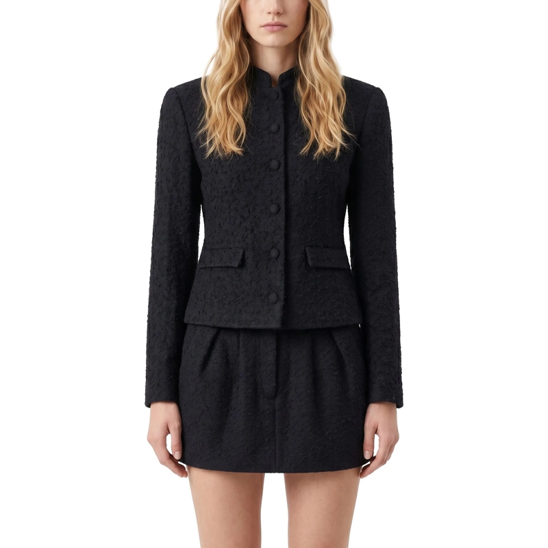 Magda Butrym Blazer Blazer aus Wolle & Seide schwarz(Image 2)