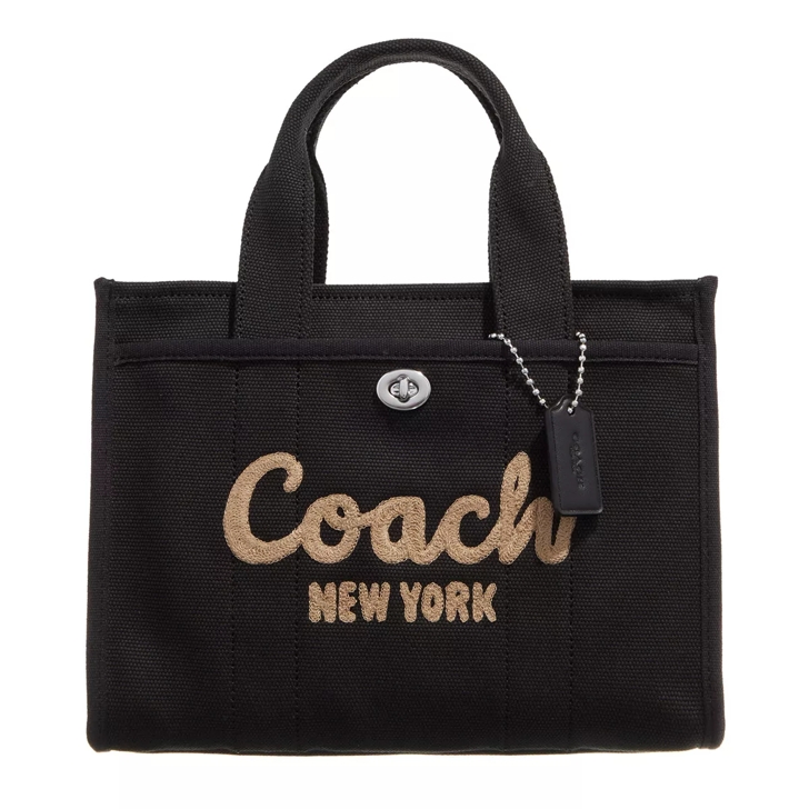 Coach may tote with signature canvas detail sale