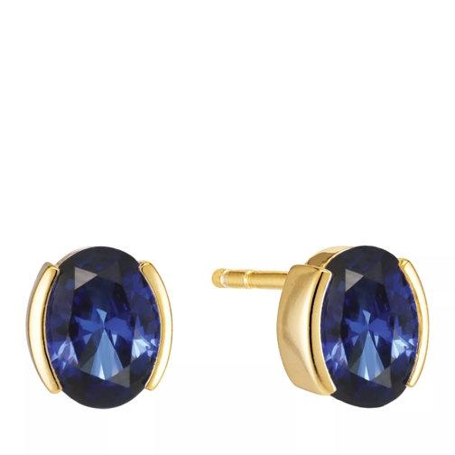 Sif Jakobs Jewellery Ellisse Carezza Earrings Gold Stud