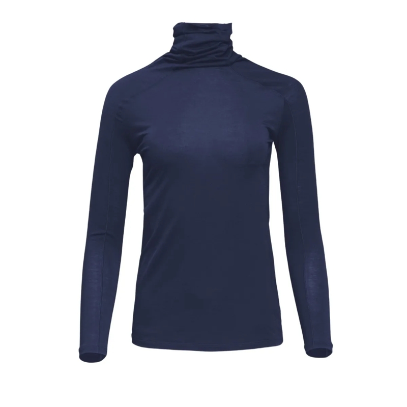 Helene Galwas Bluse Langarm Shirt HERDA blau