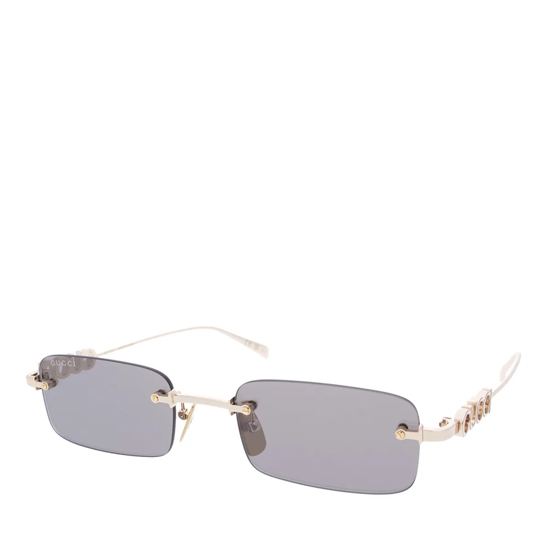 Gucci Lunettes de soleil GG1808S-003 Gold-Gold-Grey