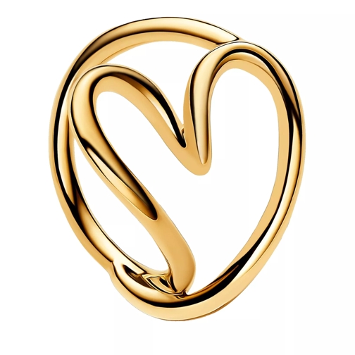 Pandora Ring Heart 14k gold-plated ring Golden