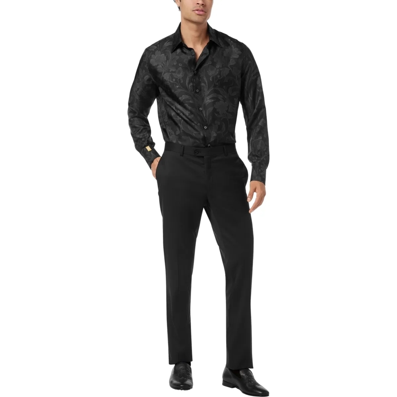 BILLIONAIRE Hemd Hemd Goldschnitt Ls Baroque schwarz(Image 3)