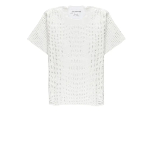 Junya Watanabe White T-Shirt With Net White 