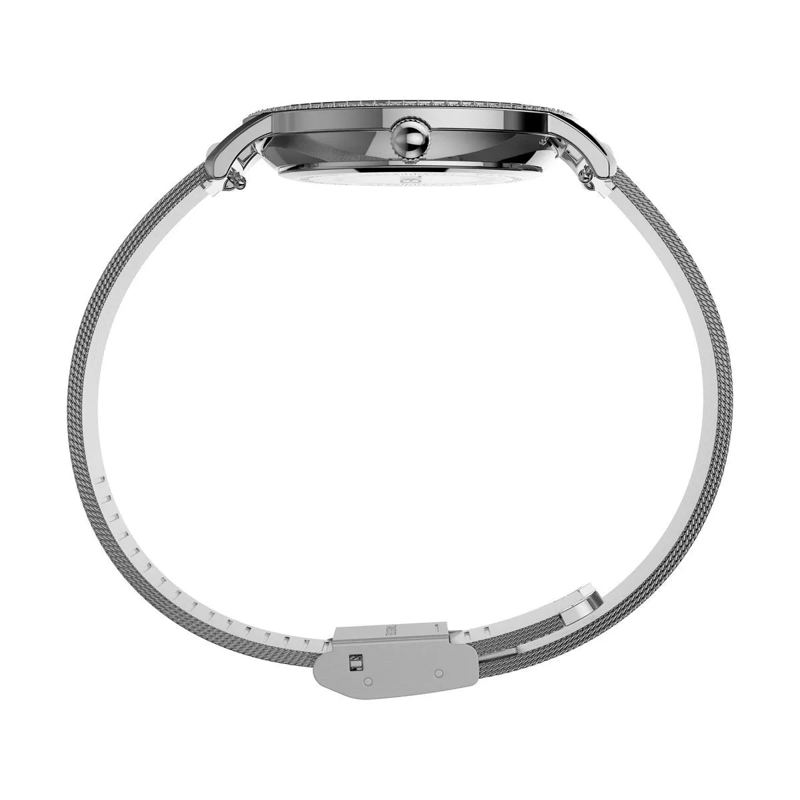 Timex Automatikuhr Quarz-Analoguhr Transcend City Collection silber (Image 2)