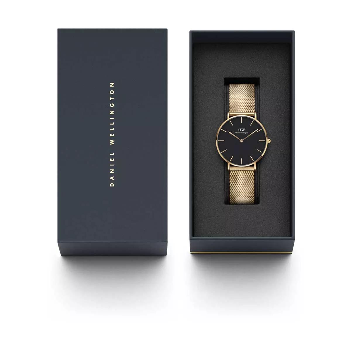 Black and gold outlet daniel wellington watch