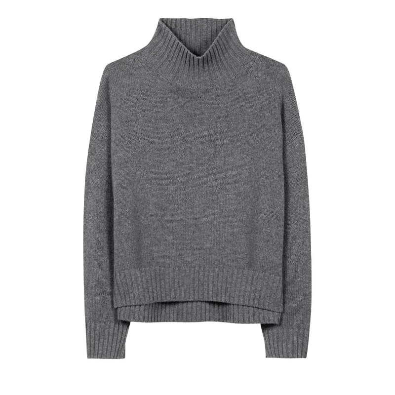 Luisa Cerano Trui met col Turtleneck aus Woll-Mix multi