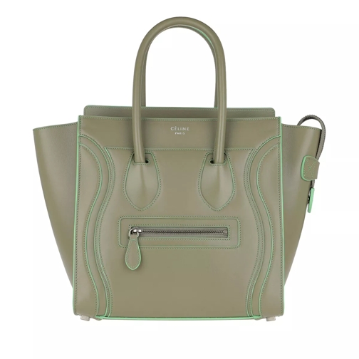 Celine Tote Bag Micro Luggage Light Khaki Rymlig shoppingväska