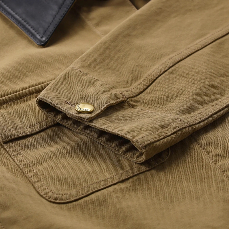 Balenciaga Jacke Jacke aus Baumwolle braun(Image 7)