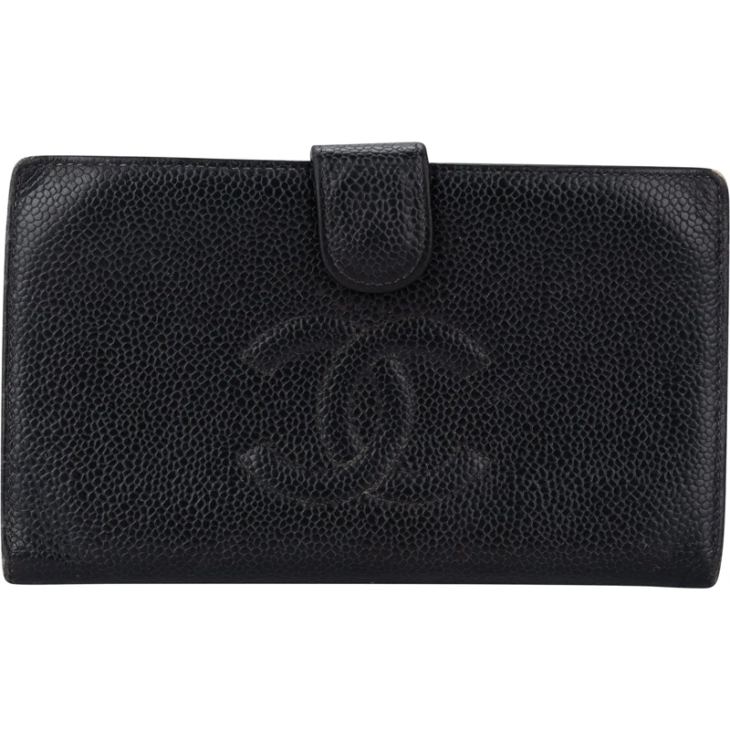 Chanel Geldbörse Chanel Caviar Leather CC Wallet mehrfarbig