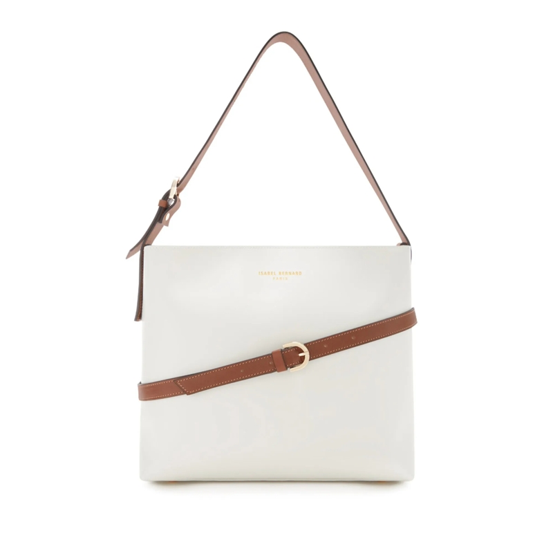 Isabel Bernard Sac à bandoulière Schultertasche Weiß