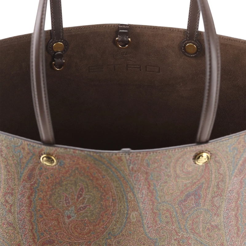 Etro Crossbodytas Shopper mit Muster braun(Image 4)
