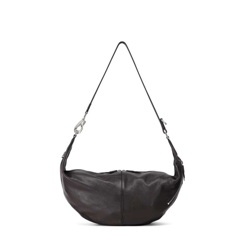 Lemaire Sac Schultertasche aus Leder braun