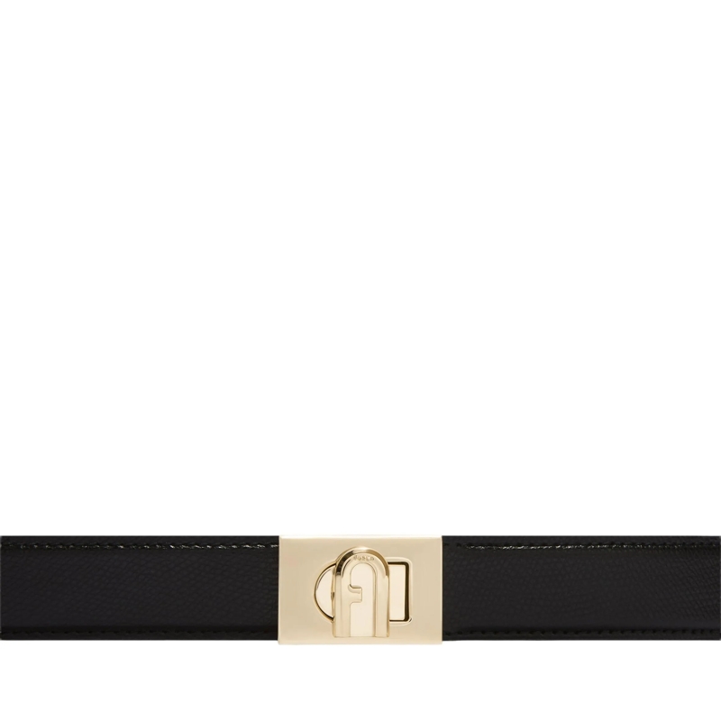 Furla Ledergürtel Furla 1927 Adjustable Belt H.3 Nero(Image 2)