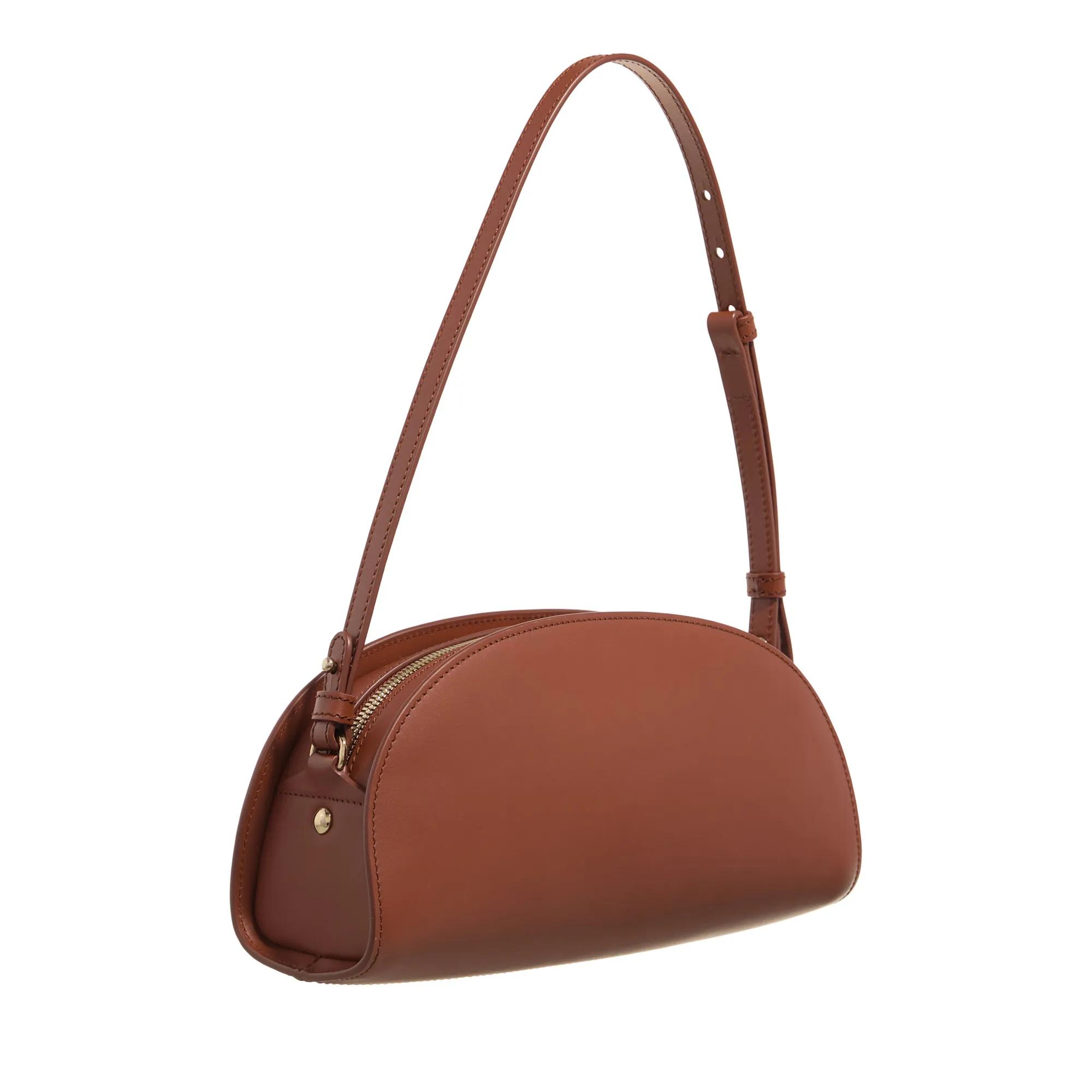 A.P.C. Hobo bags Sac Demi-Lune Baguette in bruin