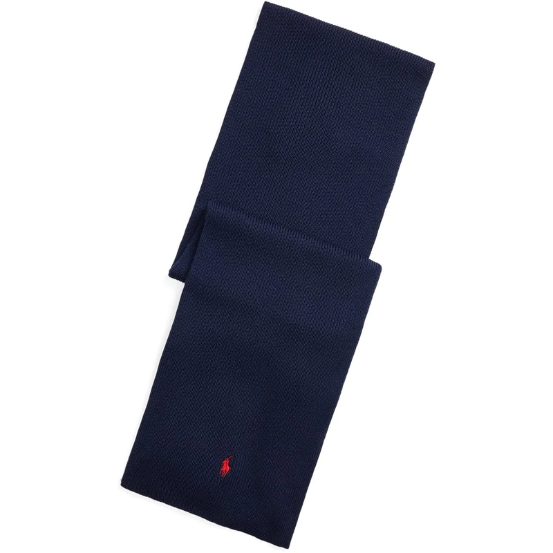 Ralph Lauren Wollschal Sjaal Navy blau