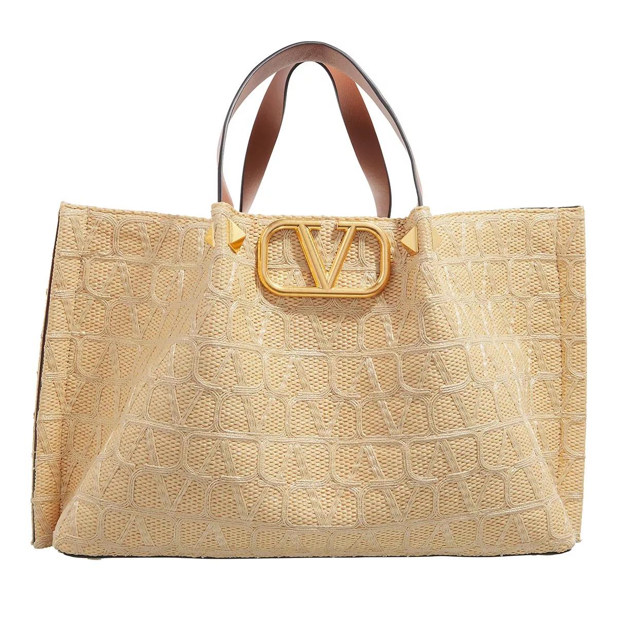 Valentino straw tote sale