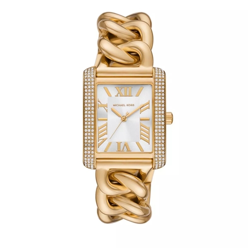 Michael Kors Emery Three-Hand Stainless Steel Watch Gold Quartz Horloge