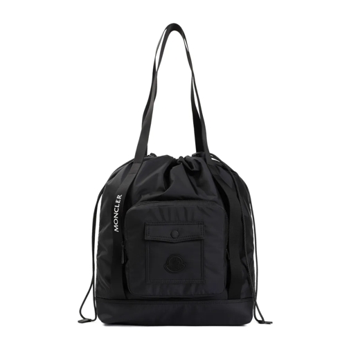 Moncler Makaio Black Polyamide Tote Bag Black Schultertasche