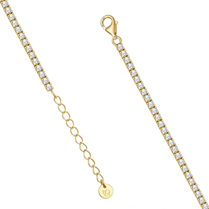 Glanzstücke München Armband Sterling Silber Armband Zirkonia gold(Image 3)