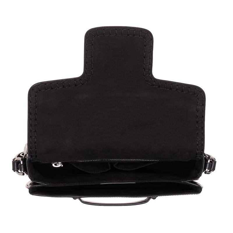 Emporio Armani Schultertasche Tote S Mini Grana Spuntata - Tote S Mini Grana Spu Nero(Image 5)