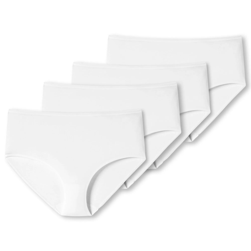 SCHIESSER  4er Pack weiss