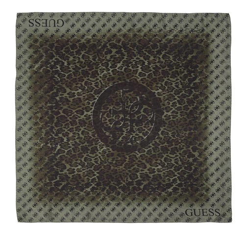Guess Printed Foulard 90X90 Military Lightweight Scarf