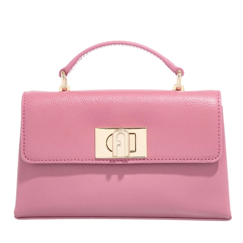 Furla Crossbody Bag Furla 1927 Mini Crossbody Top Handle Blush Pink