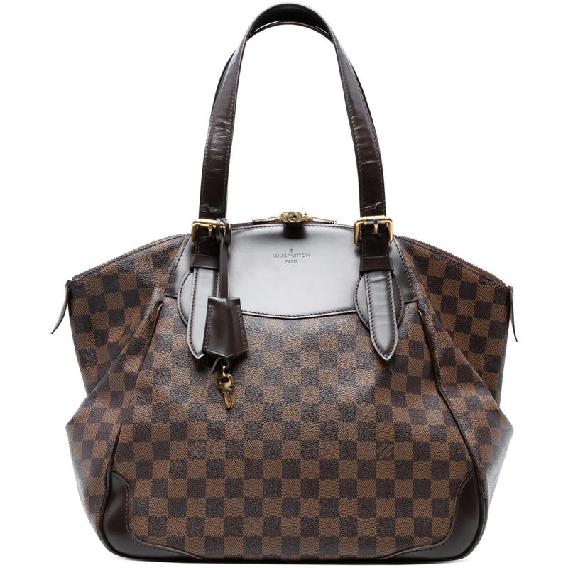 Louis Vuitton Schultertasche Damier Ebene Verona GM braun