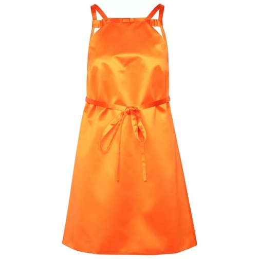 Patou Orange Polyester Dress Orange 