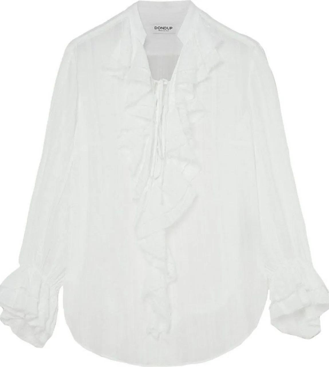 Thumbnail - Dondup - Shirts White - Größe 42 - weiß