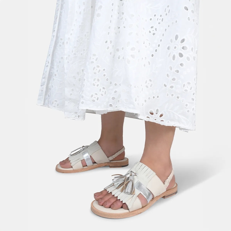 Crickit Riemchensandalen Sandale ROJA weiss(Image 2)