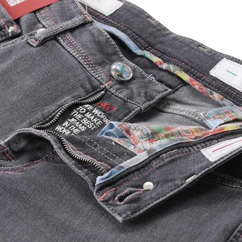 Tramarossa Freizeithose Regular-Fit Jeans Michelangelo grau(Image 3)