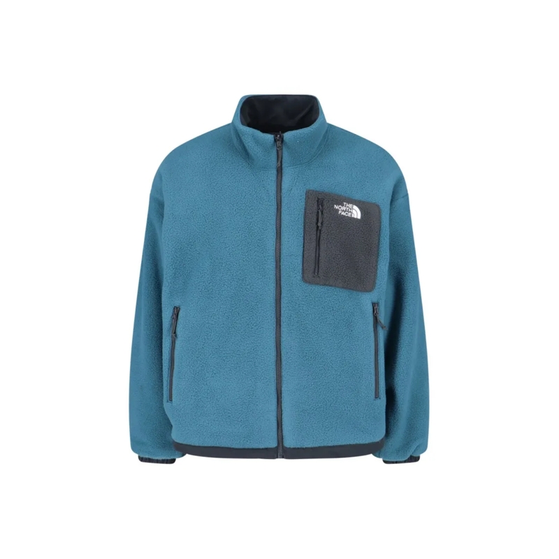 The North Face  Reversible Fleece Jacket With Contrasting Details Blue